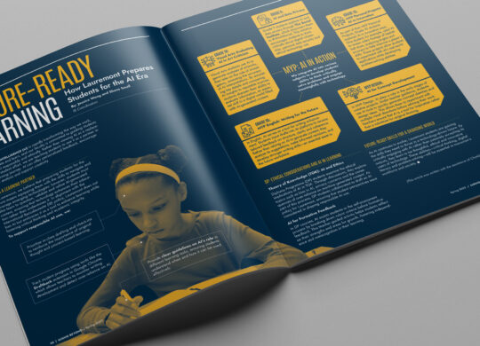 School Magazine Editorial Design Publication Toronto